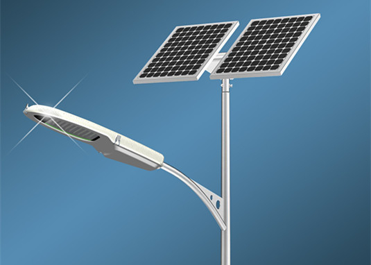 중국 4200k 65w 12v 태양 강화된 LED 가로등 7800lm 저출력 소비 빛 효율성 협력 업체